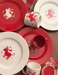Waechtersbach Germany Vintage Christmas Plates & Mugs